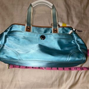 COACH Sateen light blue Handbag